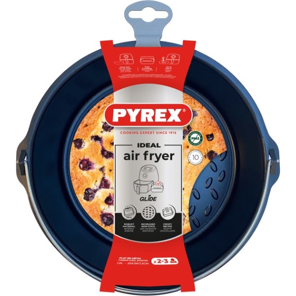 Фото - Форма для мультипечи Pyrex AIRFRYER 20х19х7.5 см (AF20DR6/8046)